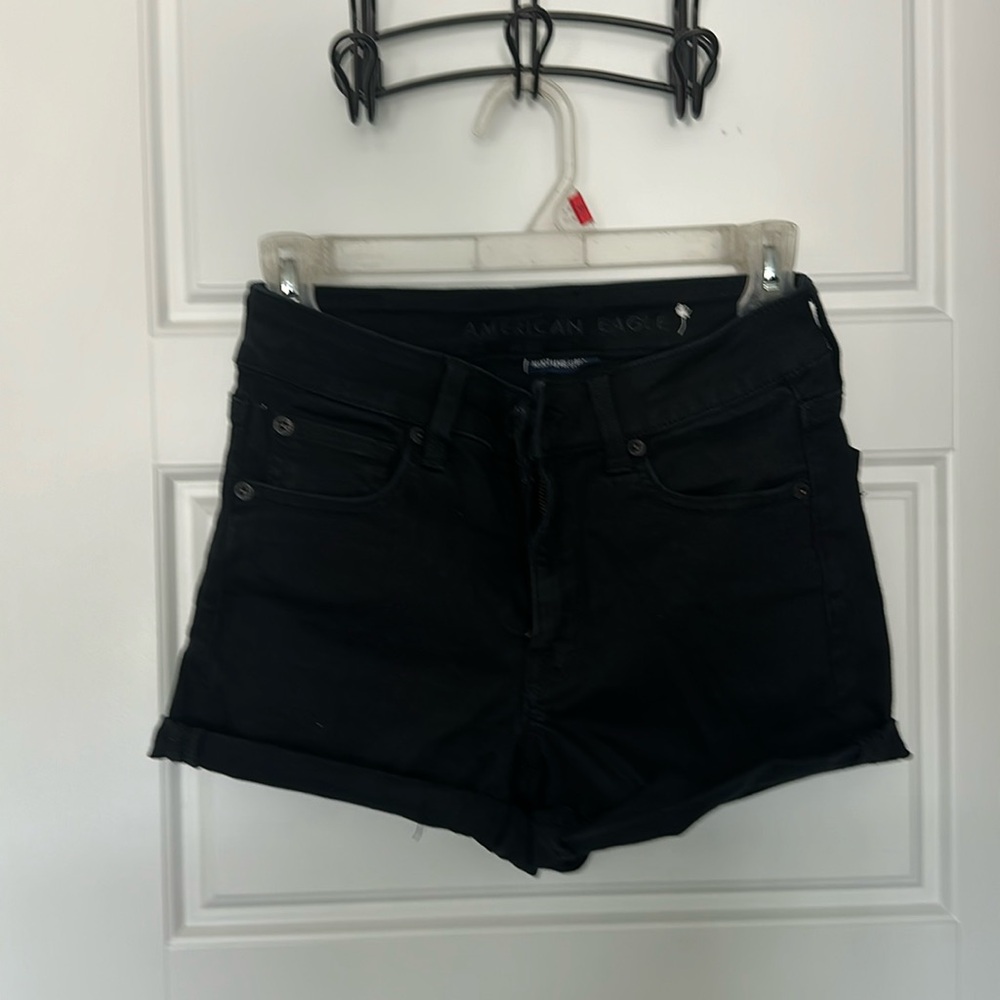 Women’s American Eagle Outfitters Hi-Rise Shortie Denim Shorts